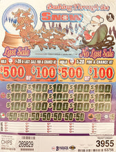 Load image into Gallery viewer, $1 Instant Pull Tabs Chips Dashing Through The Snow- 3955 Count