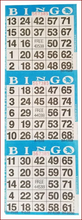 Load image into Gallery viewer, Bingo Paper Game Cards 3 on 10 sheets 100 Books
