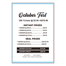 Load image into Gallery viewer, $2 Custom Pull Tabs, Seal Cards- Oktober Fest - 285 Count
