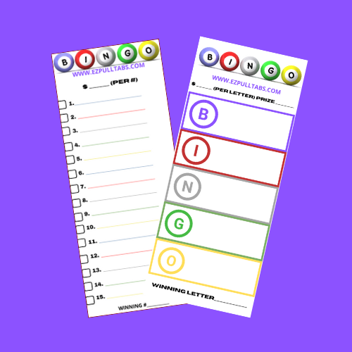 2-  BINGO Notepads (Mixed ab)